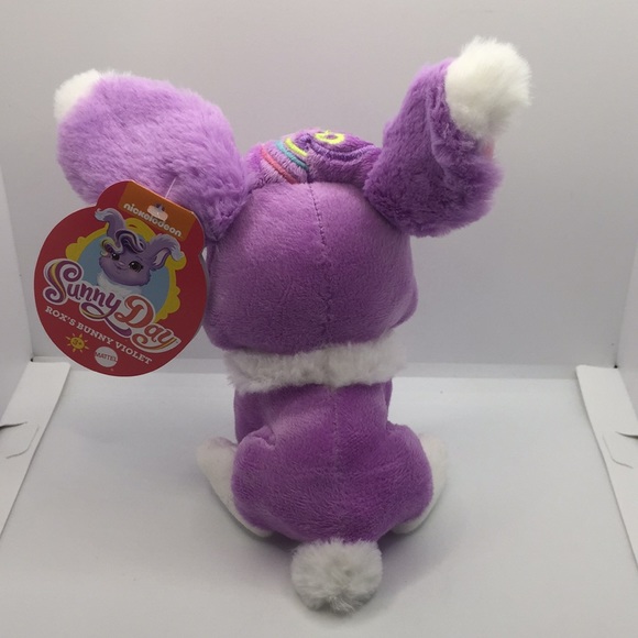 Sunny Day Rox’s Bunny Violet Plush Stuffed Rabbit Nickelodeon Fisher Price - Picture 4 of 9